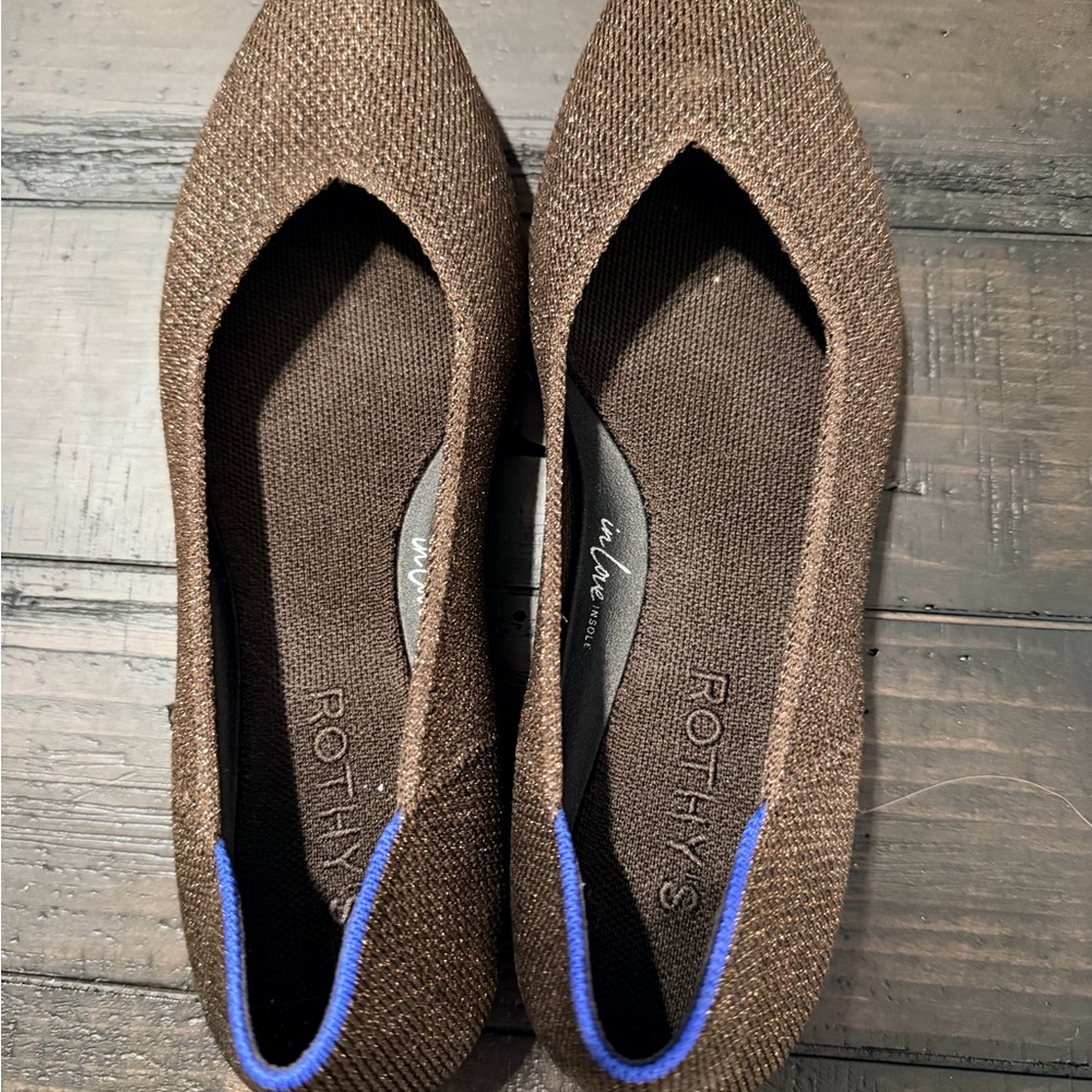 Rothy's Women's Brown Flats. The Point II